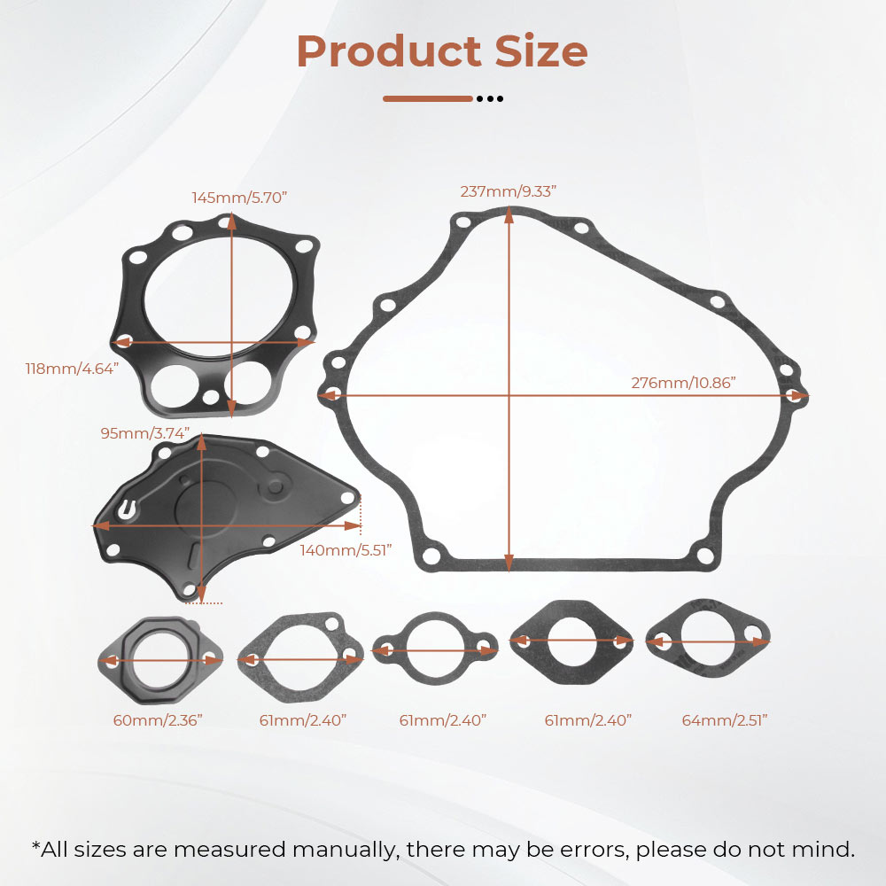 1 Set Black Engine Gasket Kit  - Gasket Mount Kit reseña y precio