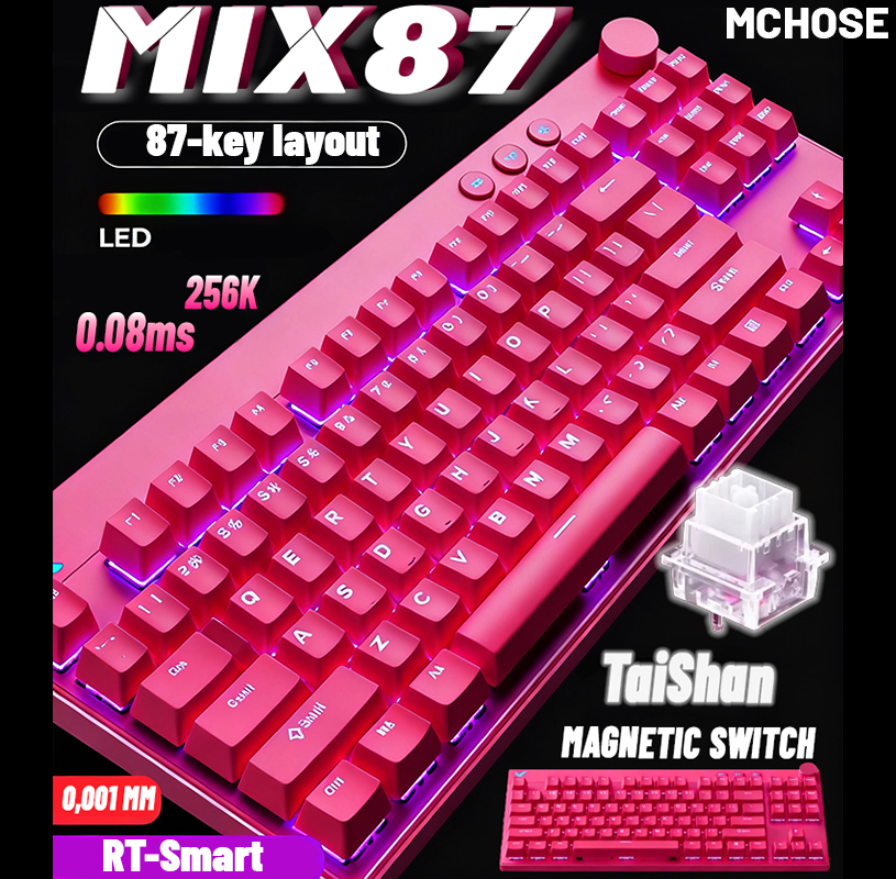 MCHOSE MIX87 Wired Gaming Keyb - Gaming Keyboard Expensive reseña y precio