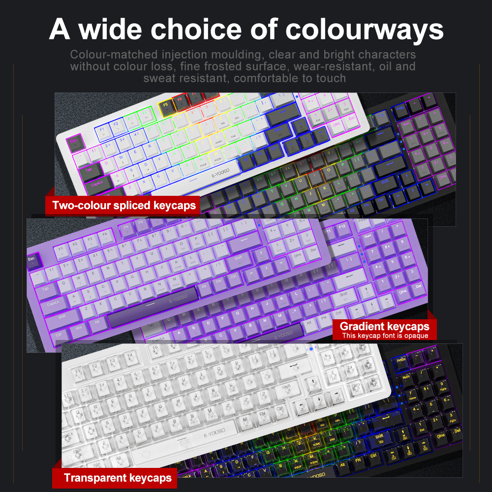E-YOOSO Z94 USB Mechanical Gam - Gaming Keyboard E Yooso reseña y precio