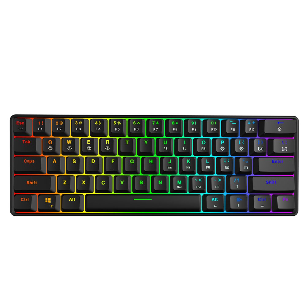 SKYLOONG GK61 Mini Portable 60 - Keyboard Gaming Transparent reseña y precio