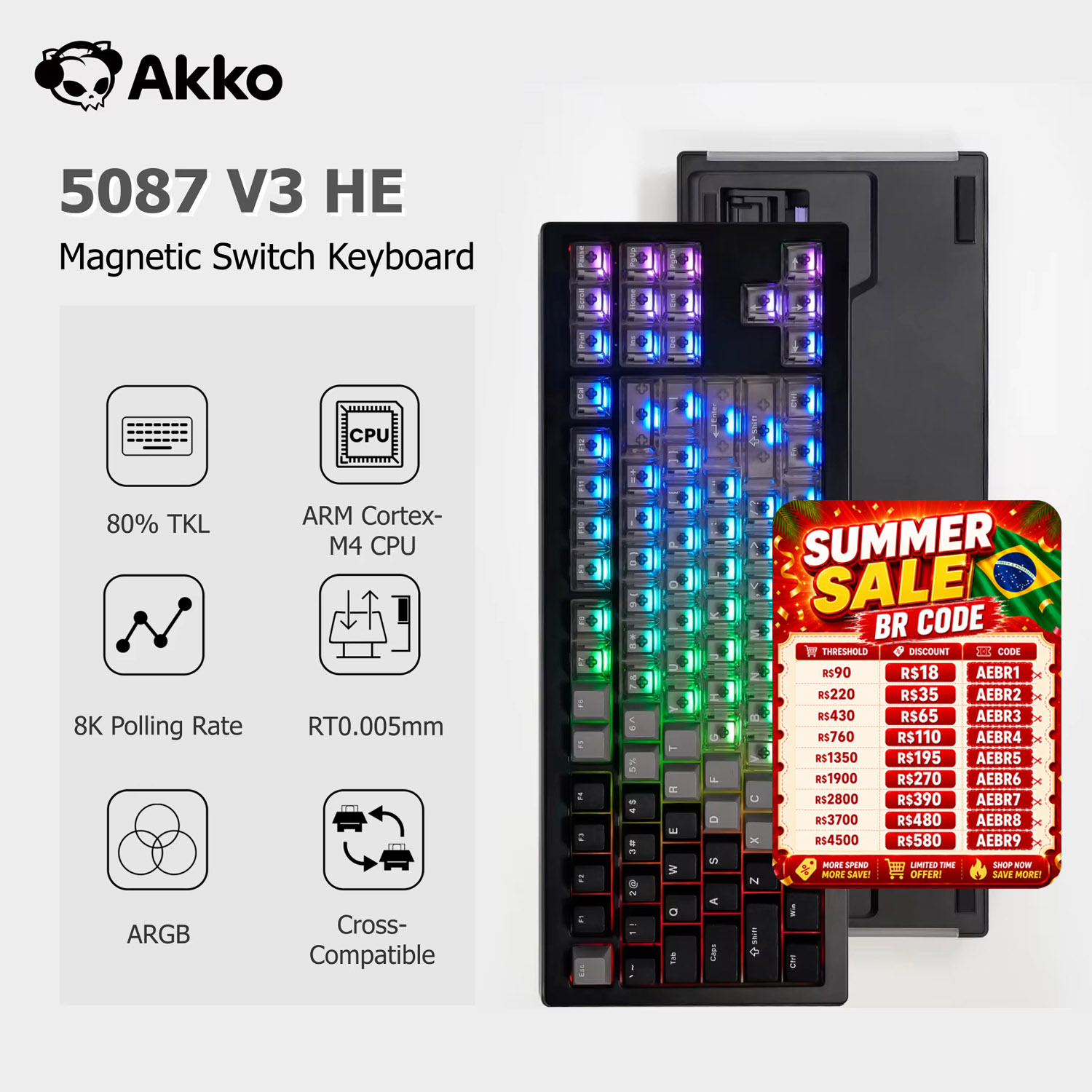 Akko 5087 V3 HE Magnetic Keybo - Gaming Keyboard Expensive reseña y precio