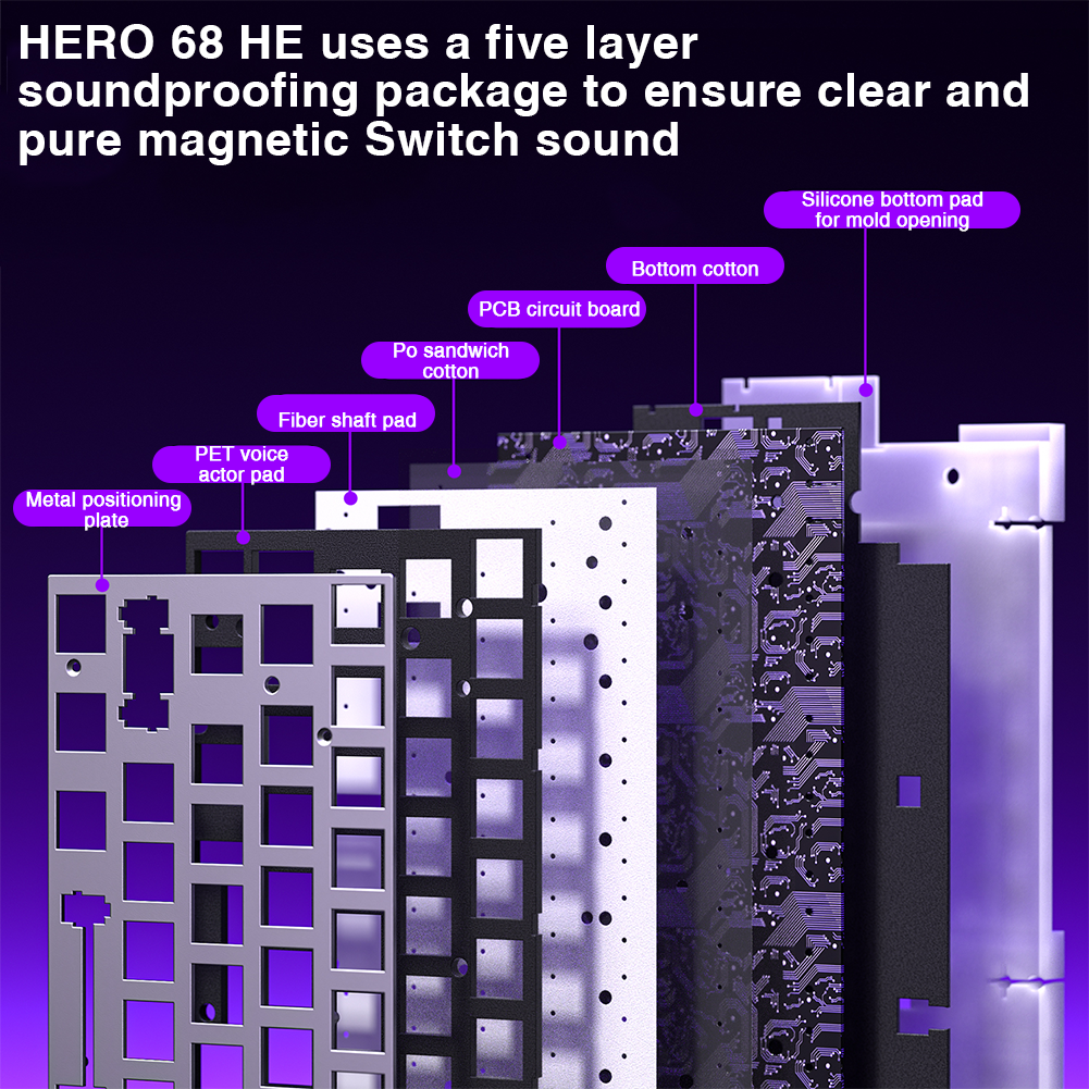 AULA HERO 68HE Magnetic Switch - Gaming Keyboard Expensive reseña y precio