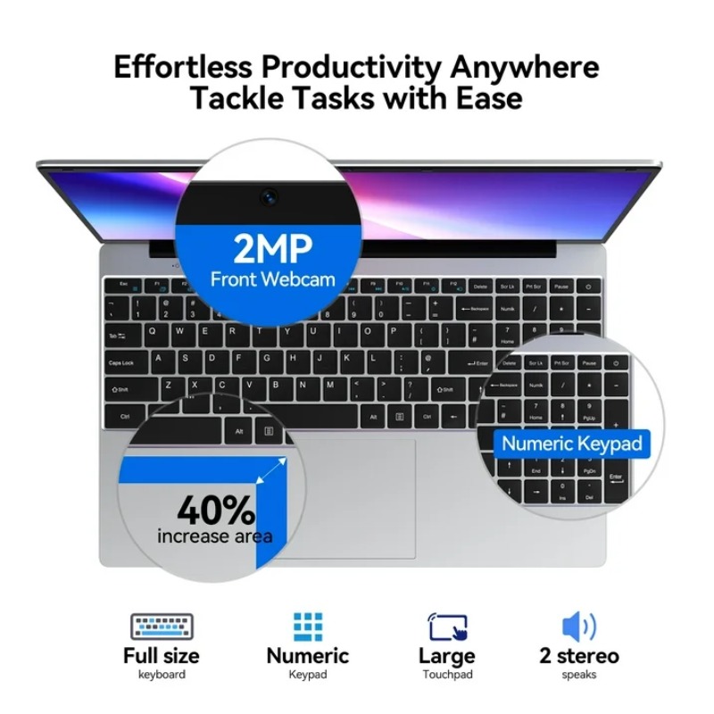 Dapper 2026 Sleek Cut 15.6 Lap - Gaming Keyboard 2026 reseña y precio