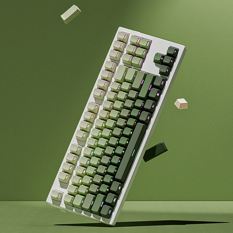135 Key Cherry Profile Green G - Gaming Keyboard Typewriter reseña y precio