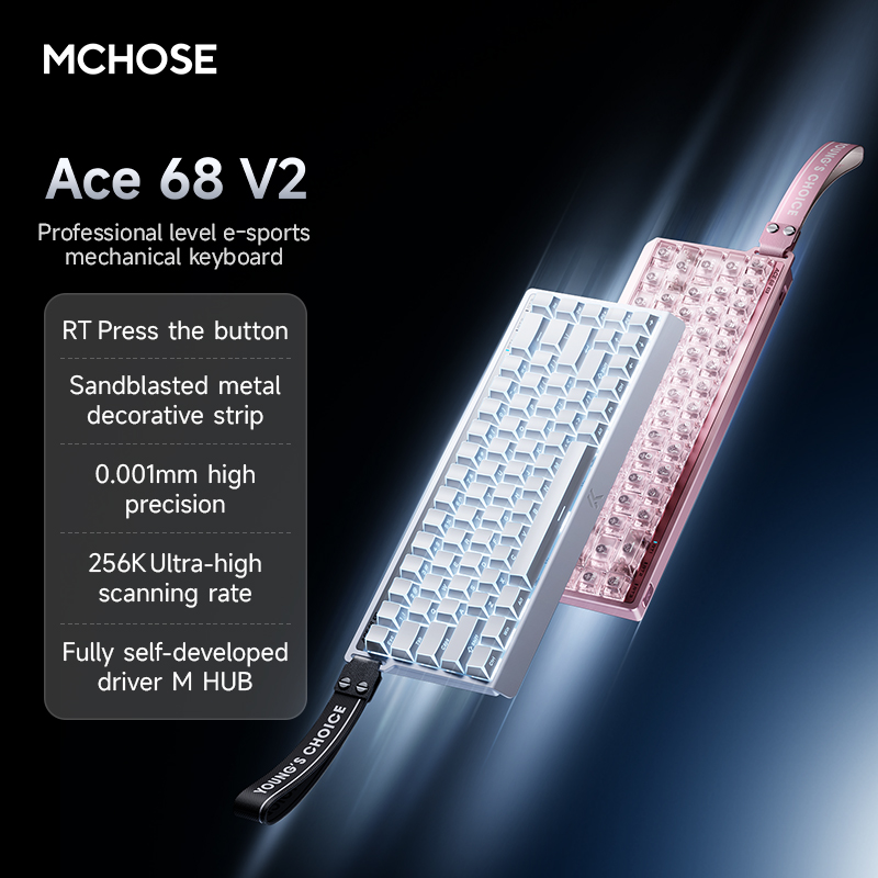 MCHOSE ACE68 V2 Gaming Keyboar - Gaming Keyboard Expensive reseña y precio