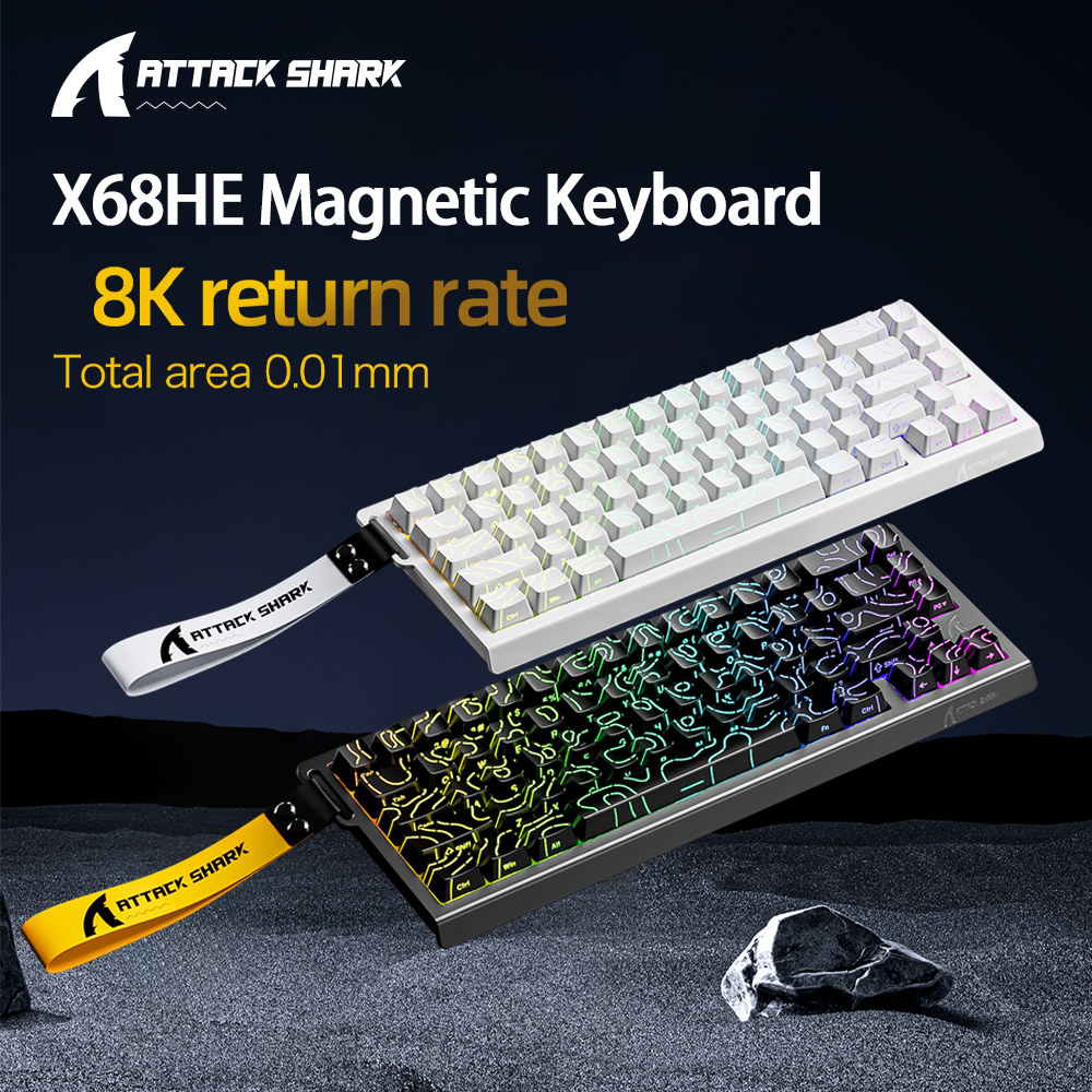 ATTACK SHARK X68HE Magnetic Ke - Gaming Keyboard Expensive reseña y precio