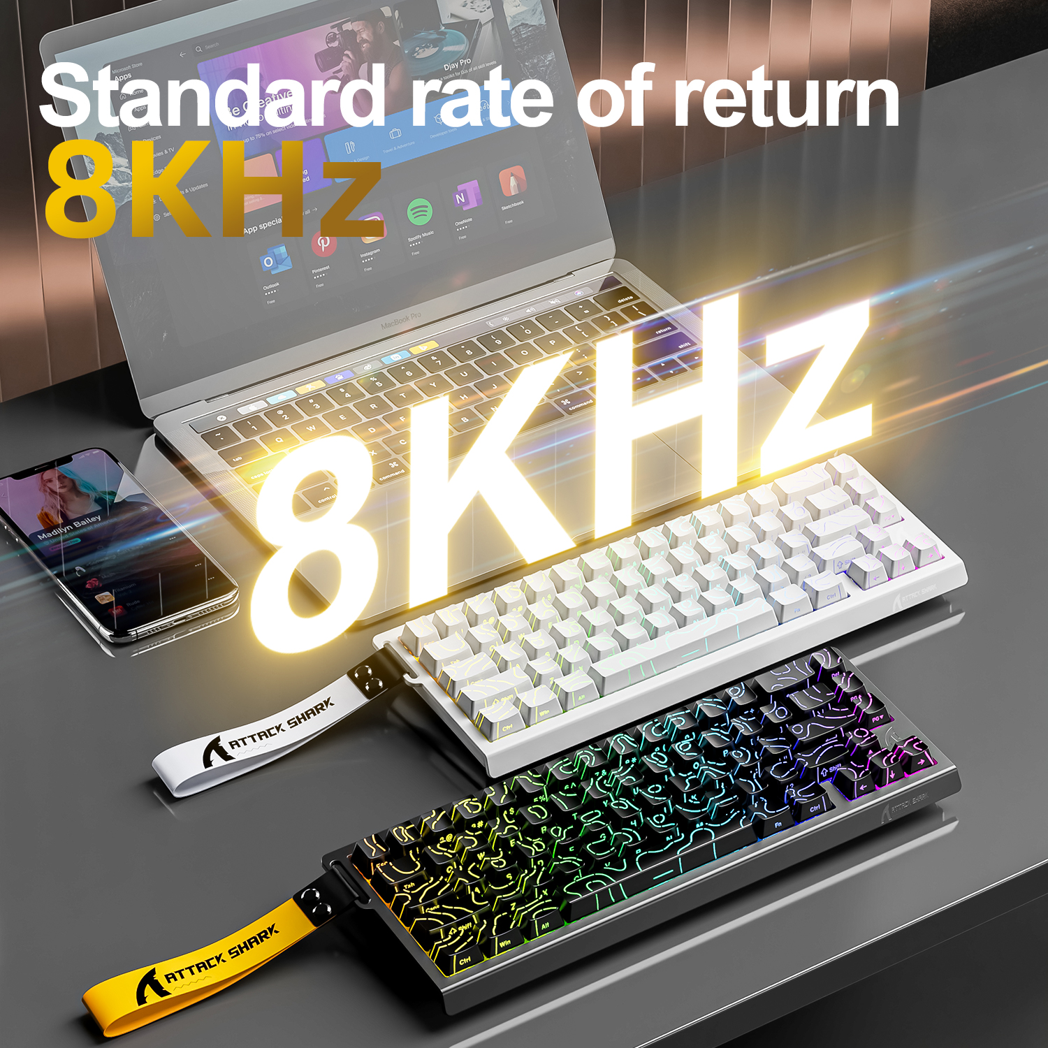 ATTACK SHARK X68HE Magnetic Ke - Gaming Keyboard Expensive reseña y precio