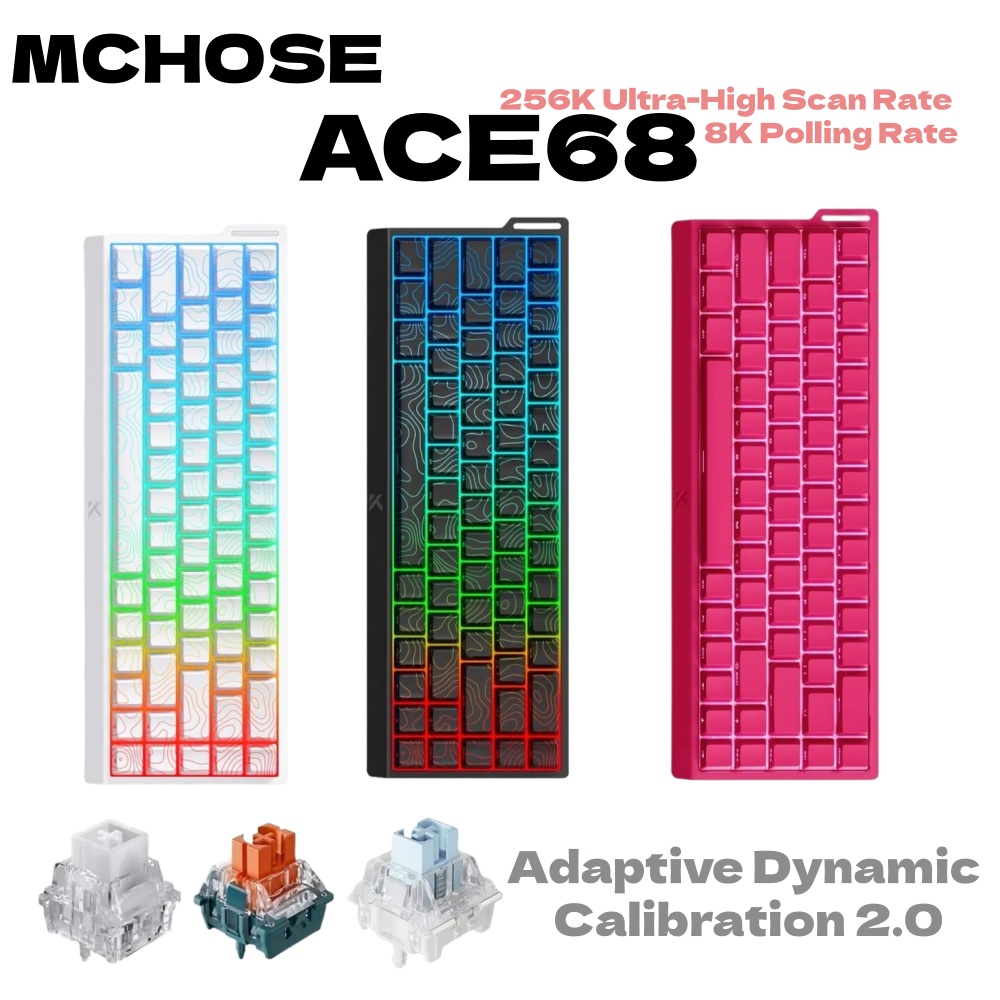 MCHOSE ACE 68 Magnetic Switch  - Gaming Keyboard Expensive reseña y precio
