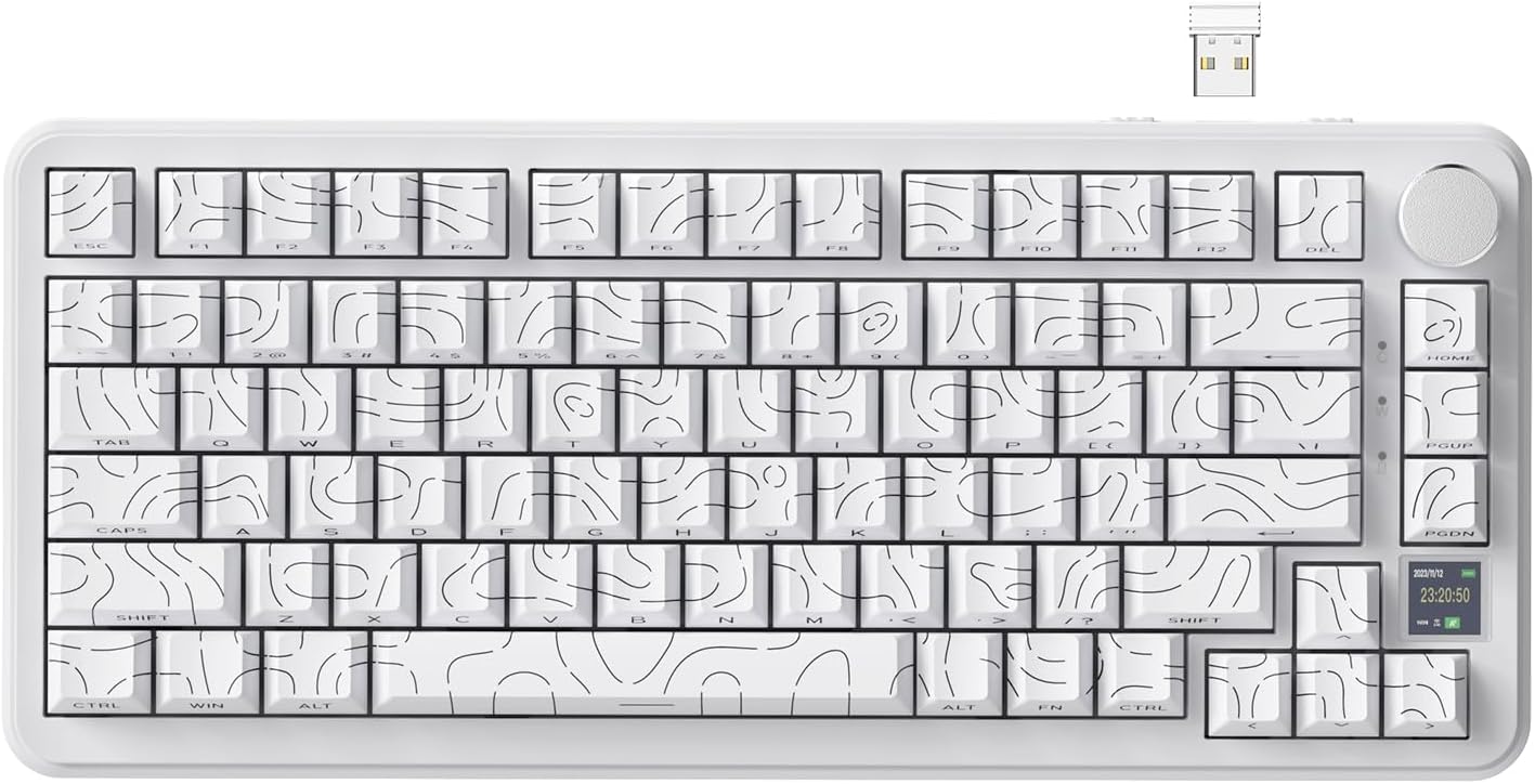 ATTACK SHARK X85Pro 75% Triple - Keyboard Gaming Mac reseña y precio