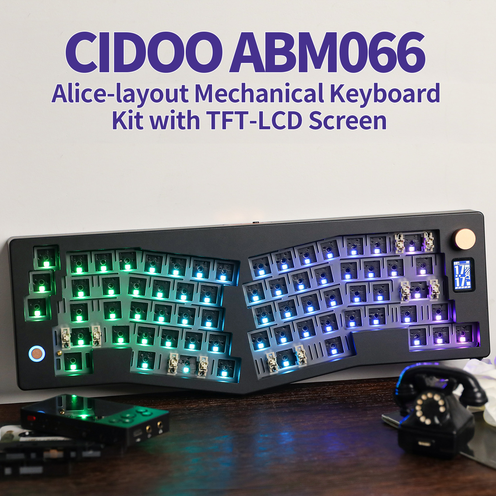 CIDOO ABM066 Barebones Kit Ali - Gaming Keyboard Tkl reseña y precio