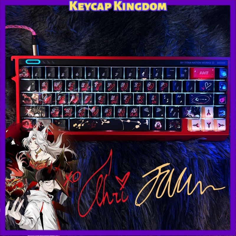 Faker Hall of Fame Ahri themed - Gaming Keyboard Hall Effect reseña y precio