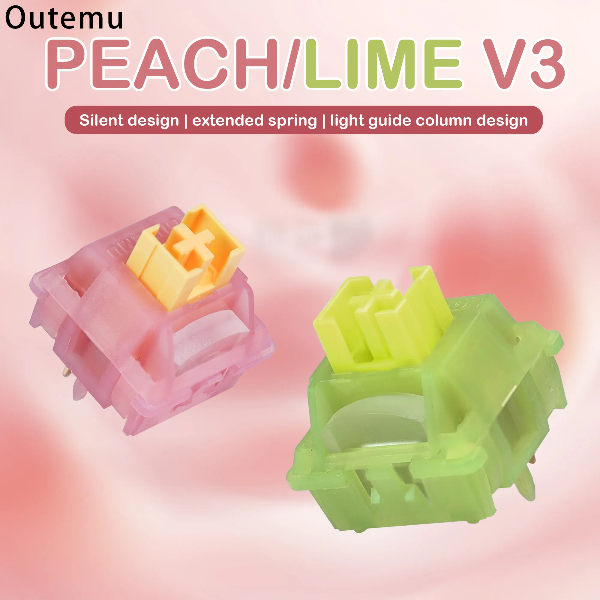 Outemu Silent Peach V3 Switch  - Keyboard Lube Kit reseña y precio