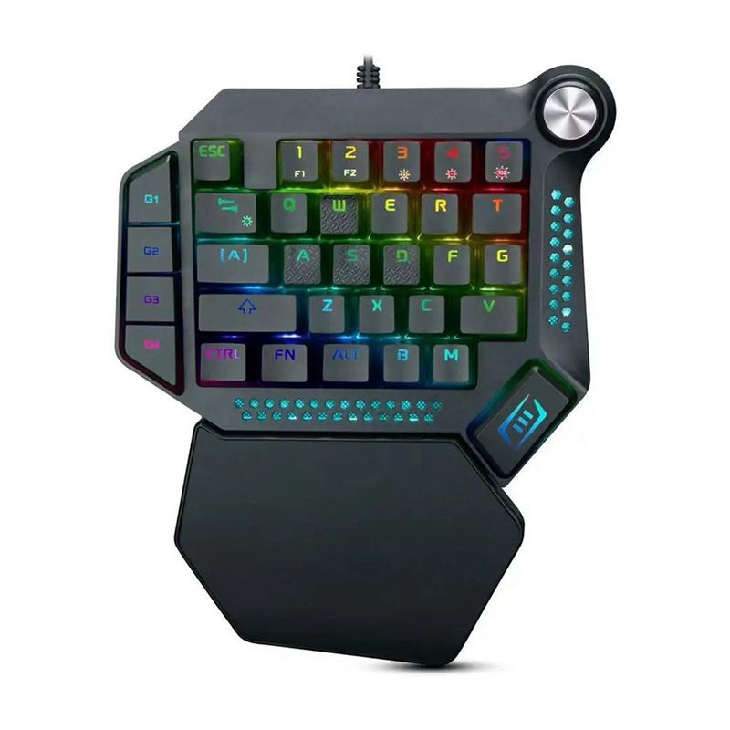 AEF6-One-Handed Mechanical Gam - Gaming Keyboard Training reseña y precio