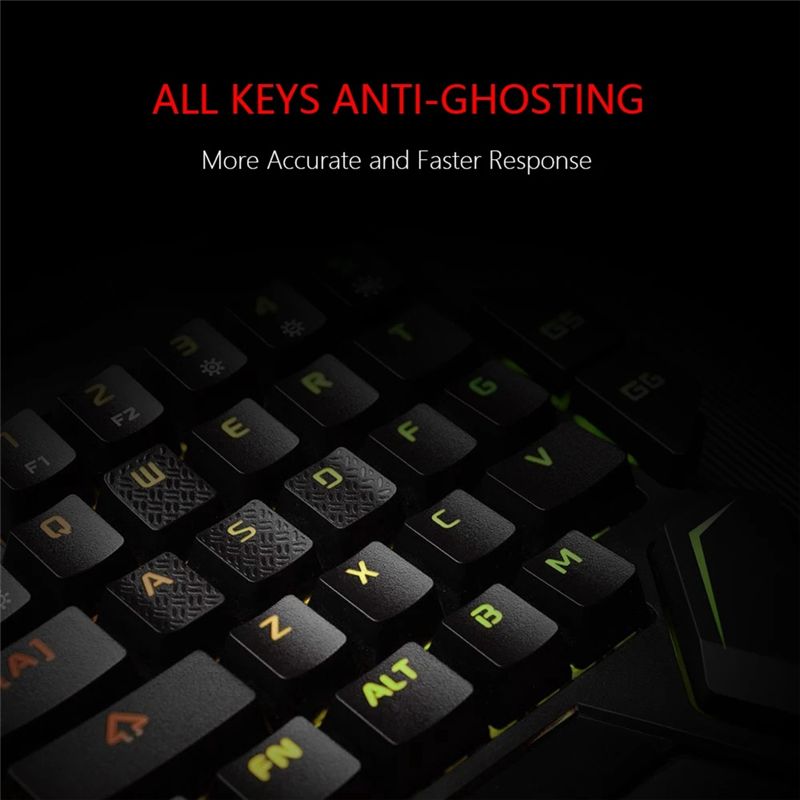 AEF6-One-Handed Mechanical Gam - Gaming Keyboard Training reseña y precio