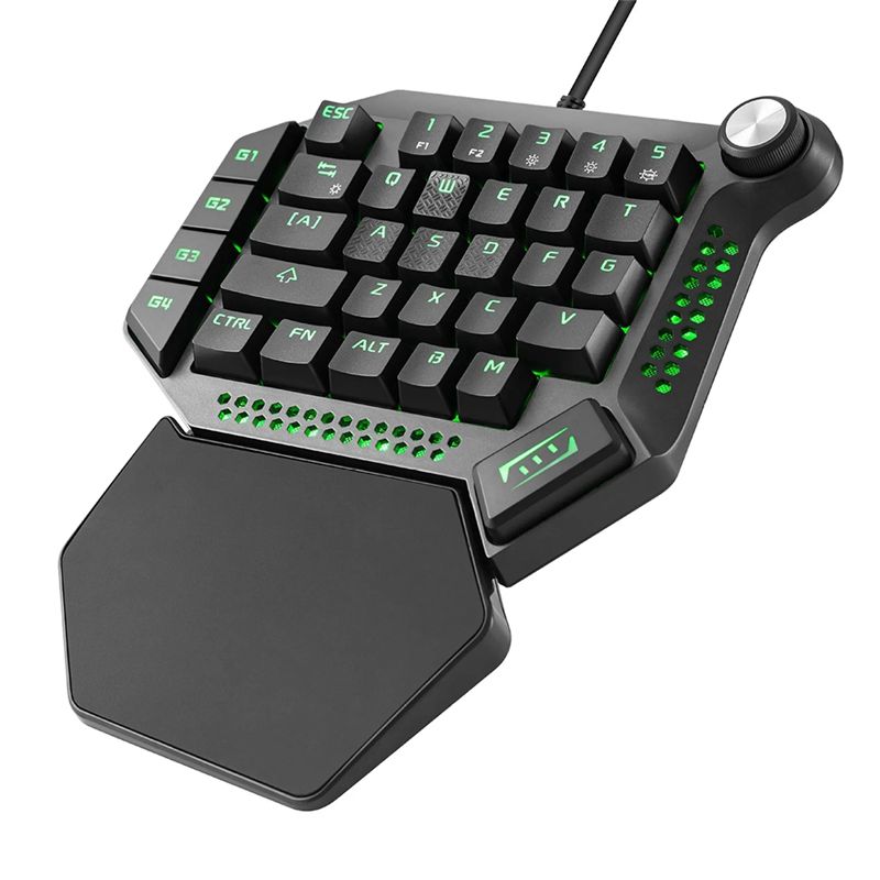 AEF6-One-Handed Mechanical Gam - Gaming Keyboard Training reseña y precio