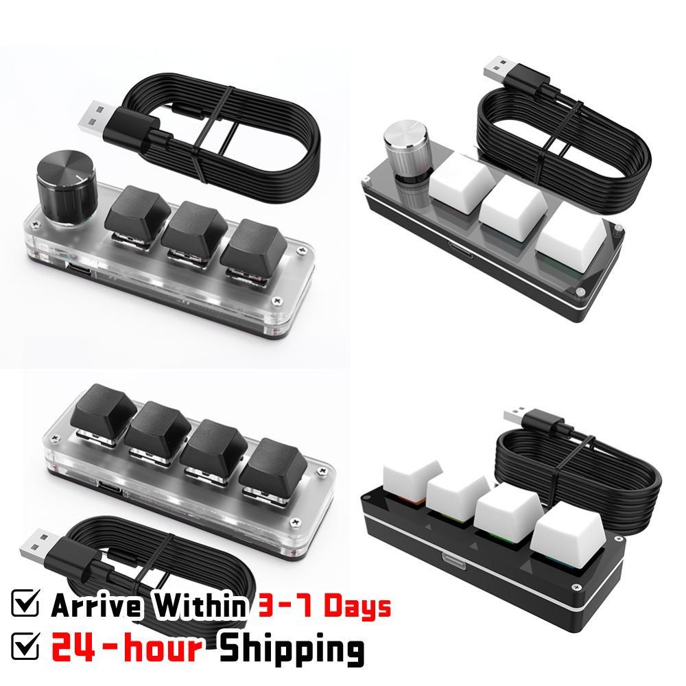 3 Key 1 Knob/4 Key Programming - Gaming Keyboard 1 Hand reseña y precio