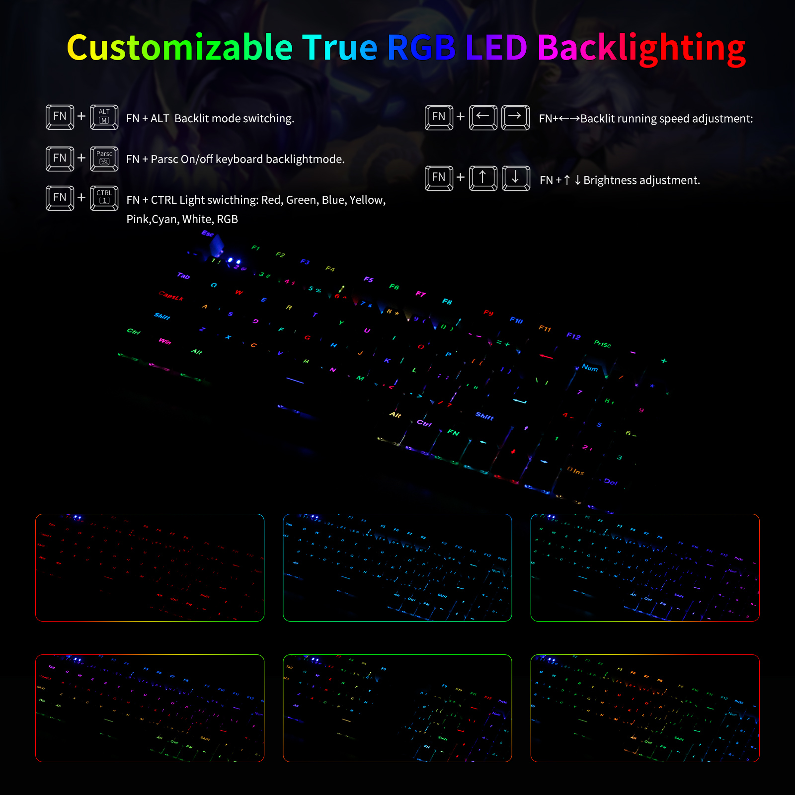 E-YOOSO Z-19 Mechanical Gaming - Gaming Keyboard E Yooso reseña y precio