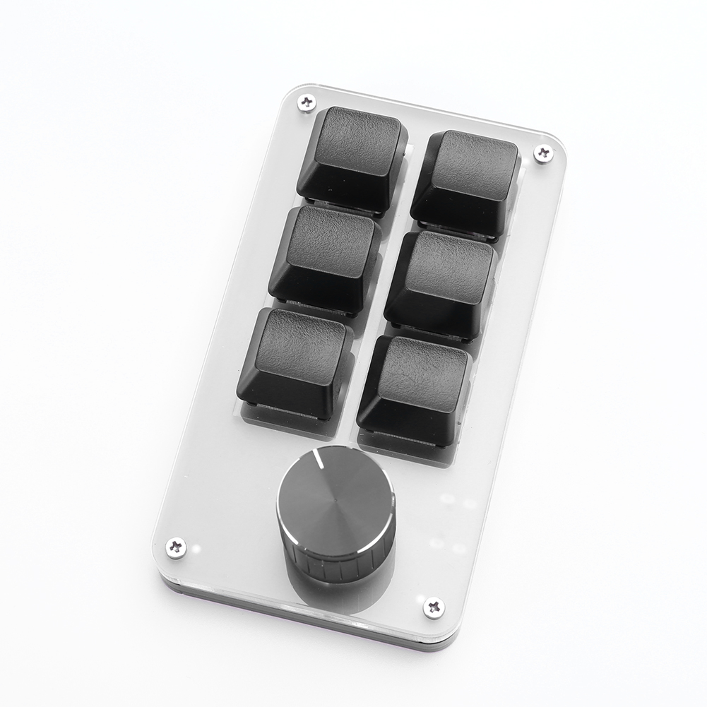 6 Key 1 Knob Programming Macro - Gaming Keyboard 1 Hand reseña y precio