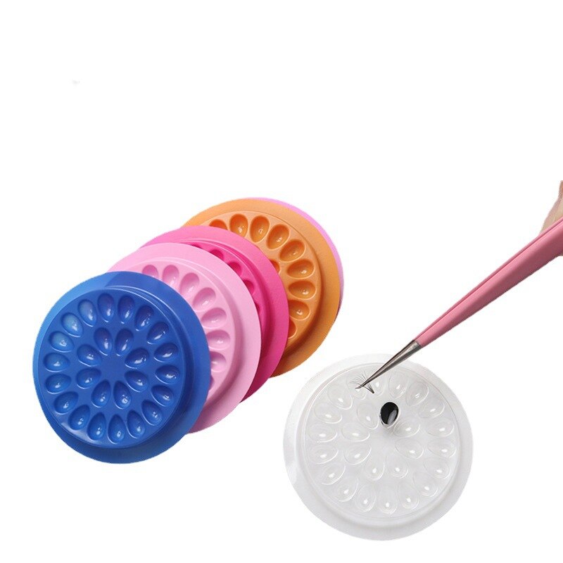 100pcs Eyelash Glue Holder Eye - Gasket Mount Kit reseña y precio