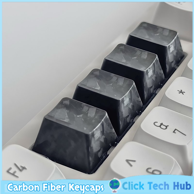 Black Carbon Fiber Keycaps 1pc - Keyboard Gaming Black reseña y precio