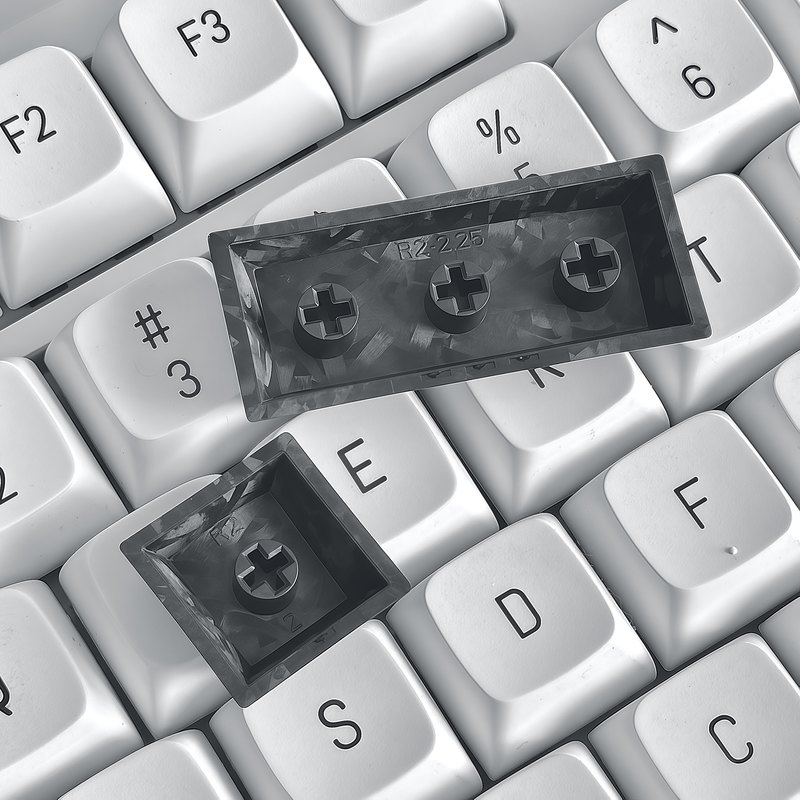 Black Carbon Fiber Keycaps 1pc - Keyboard Gaming Black reseña y precio