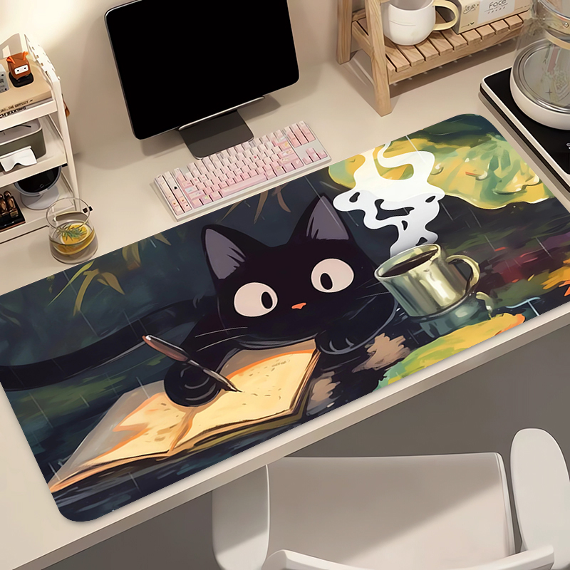 Kawaii Black Cat Silicone Soft - Gaming Keyboard Nearby reseña y precio