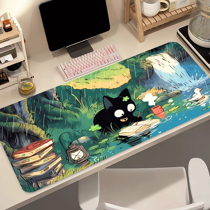 Kawaii Black Cat Silicone Soft - Gaming Keyboard Nearby reseña y precio