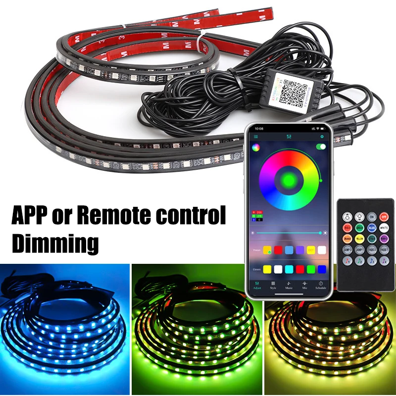 RGB Flexible LED Light bar Car - Rgb Underglow Strip reseña y precio