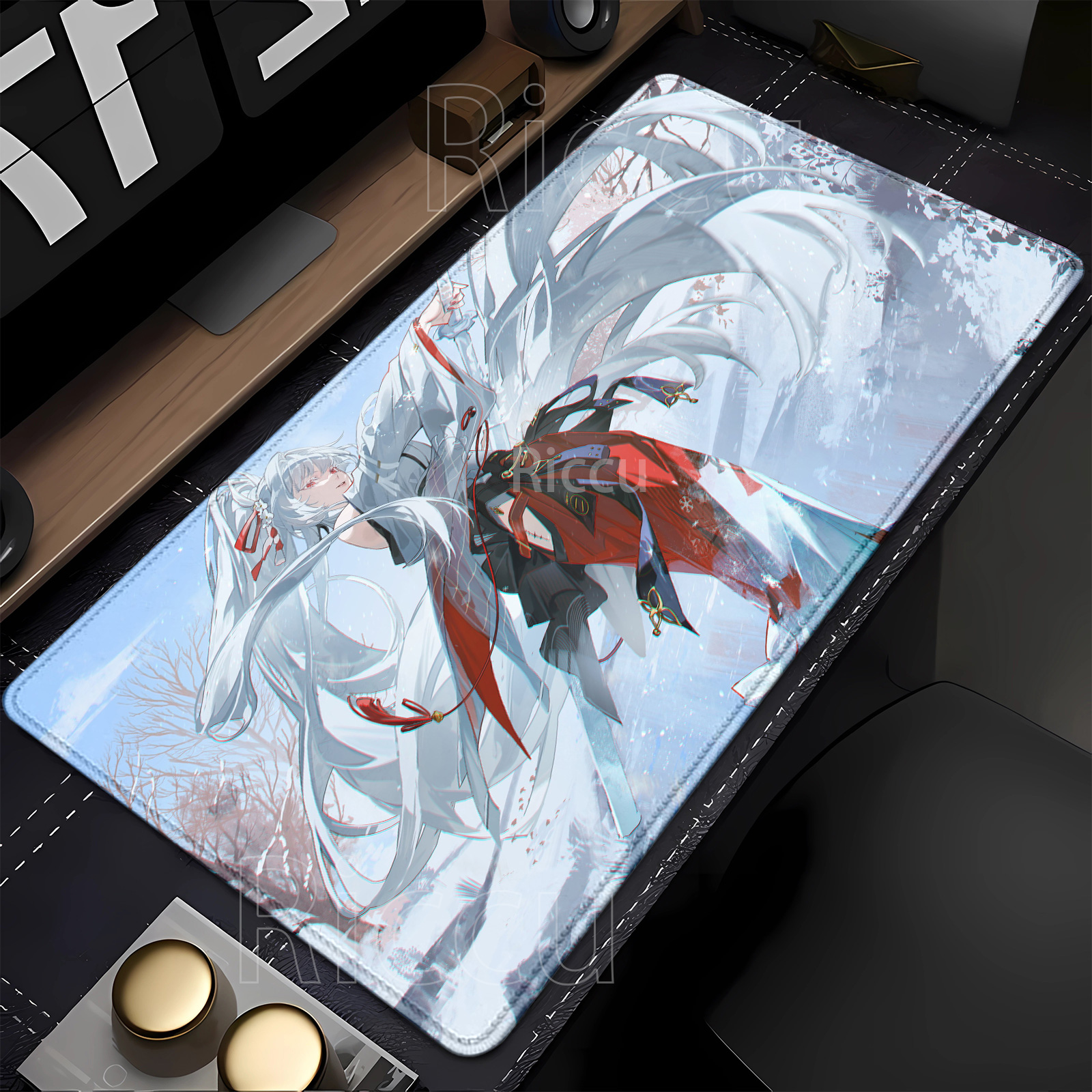 Anime girl Hiyuki Wuthering Wa - Gaming Keyboard Typewriter reseña y precio