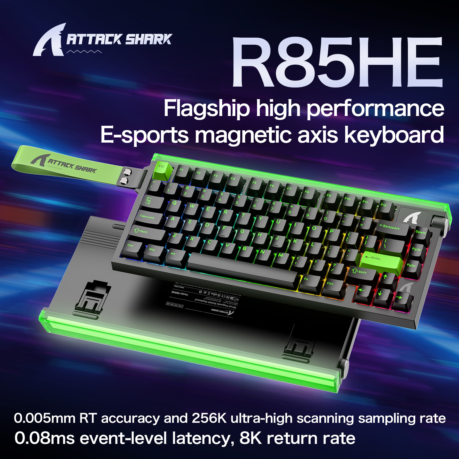 R85 ATTACK SHARK R85HE Magneti - Gaming Keyboard Expensive reseña y precio