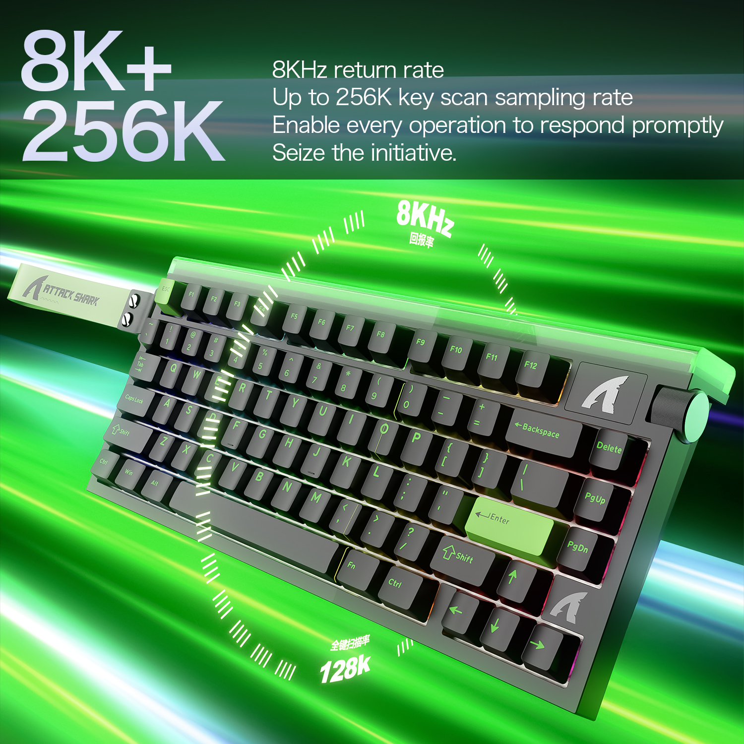 R85 ATTACK SHARK R85HE Magneti - Gaming Keyboard Expensive reseña y precio