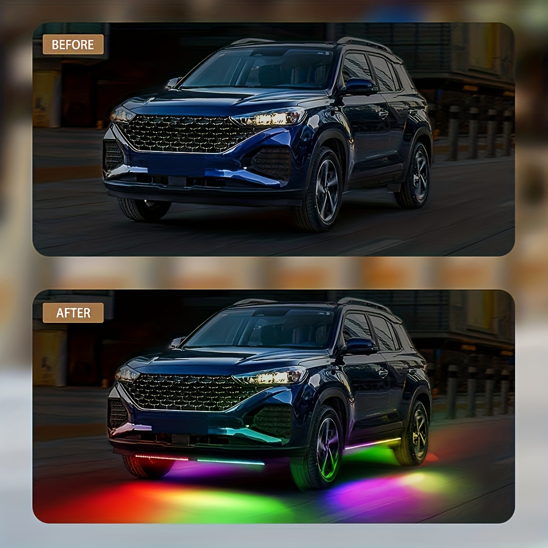 RGB Flexible Car Underglow Lig - Rgb Underglow Strip reseña y precio