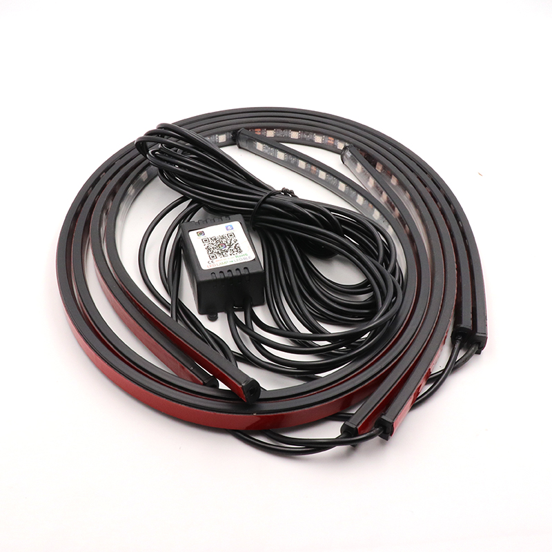 Niscarda 4PCS 12V IP65 App Con - Rgb Underglow Strip reseña y precio