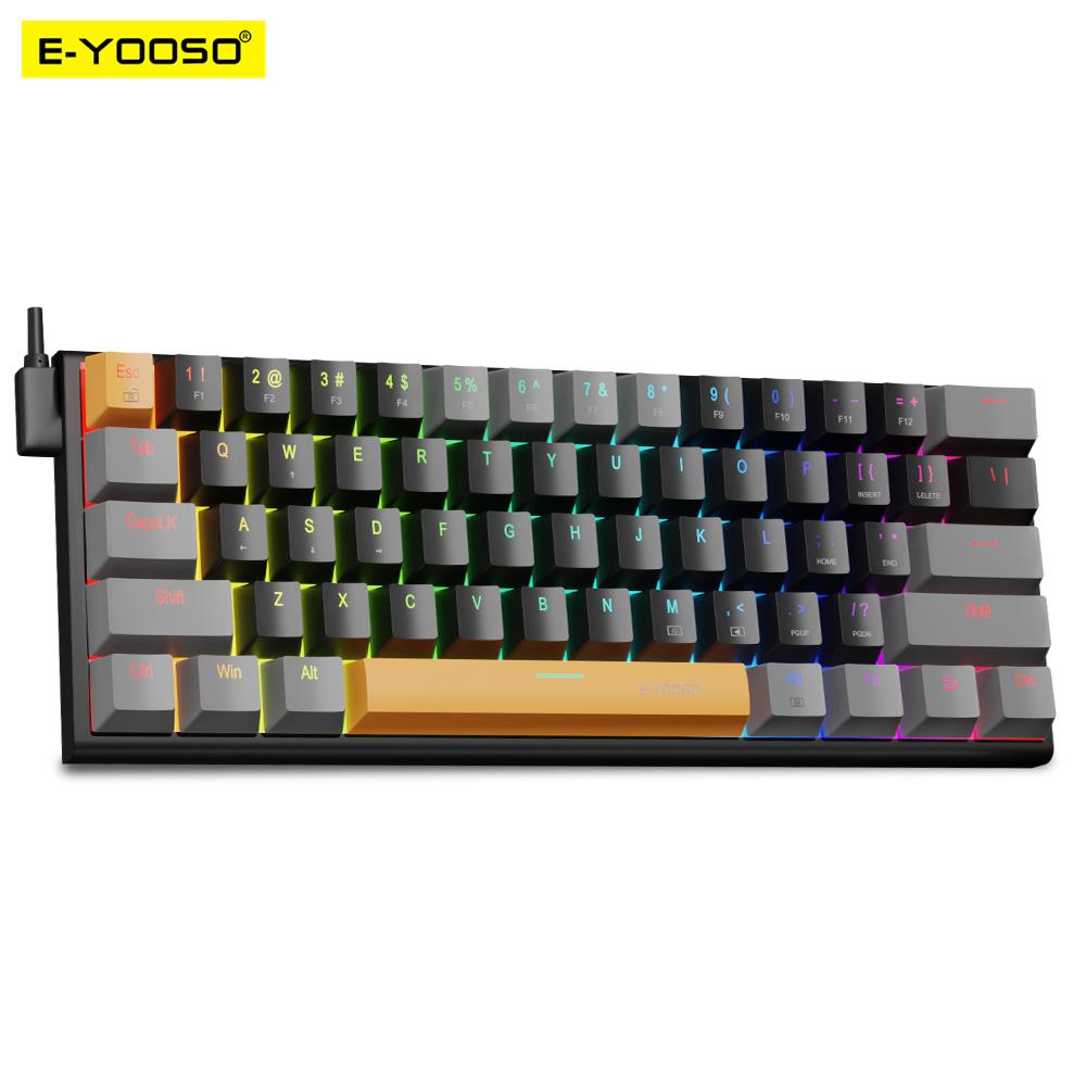 E-YOOSO Z11 RGB USB 60% Mini M - Gaming Keyboard E Yooso reseña y precio
