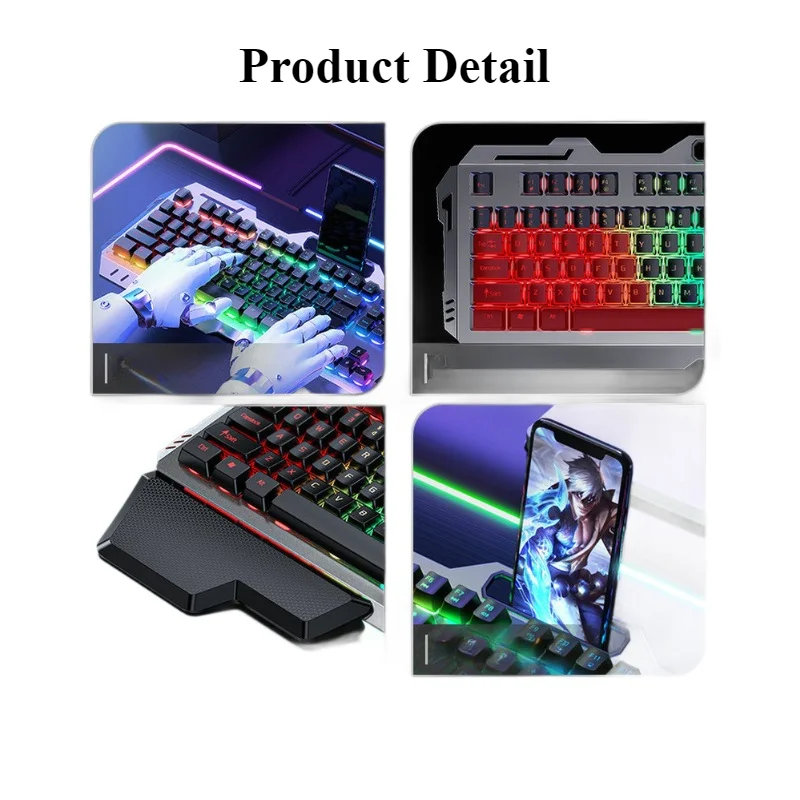 Gaming Keyboard RGB LED Backli - Gaming Keyboard 2026 reseña y precio